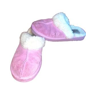 UGG girl slippers pink size 1